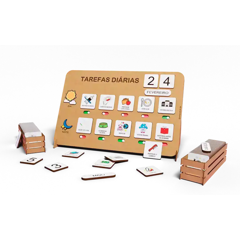 Quadro de Tarefas KidsBoard – Organização divertida para os pequenos