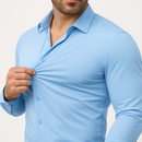 Camisa Social Ultra-Tech PREMIUM  EliteFit – Ajuste perfeito e estilo sofisticado (Compre 1, Leve 2)