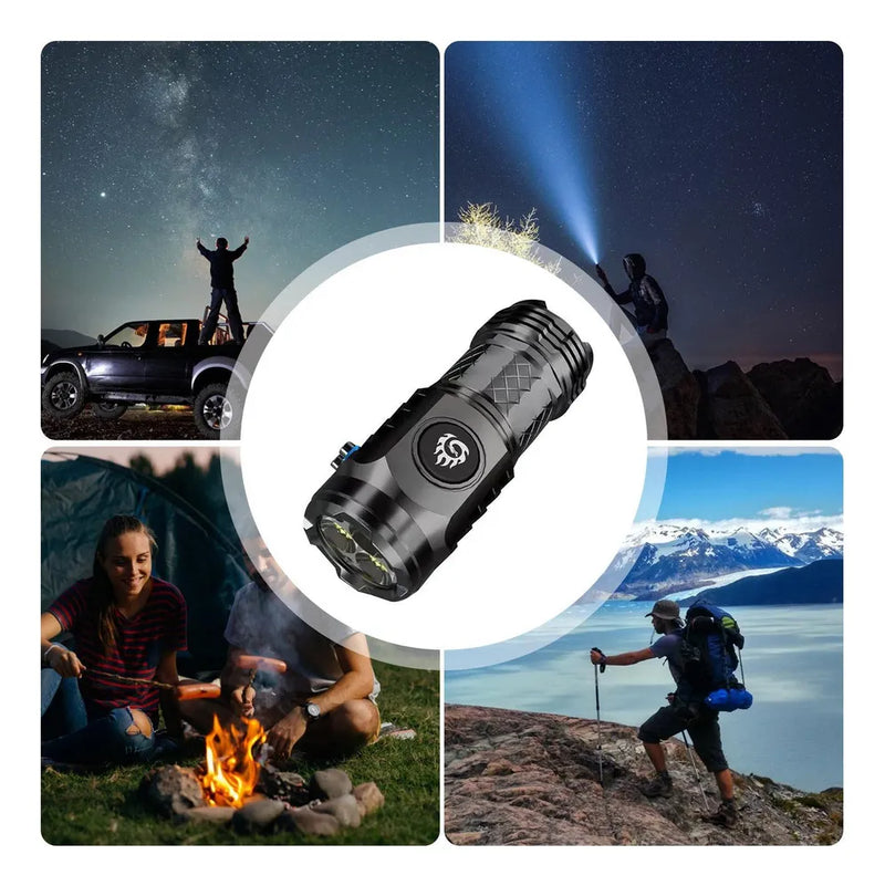 Power Flash – Mini Lanterna Tática de Bolso, sempre com você