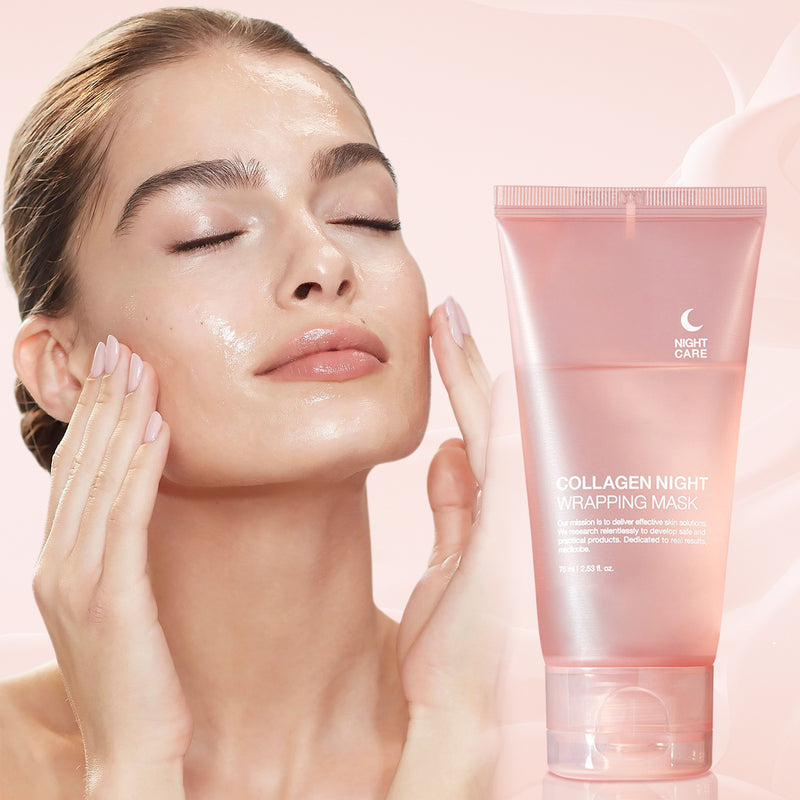 Máscara de Colágeno Noturna – Hidrata, Rejuvenesce e Ilumina a Pele