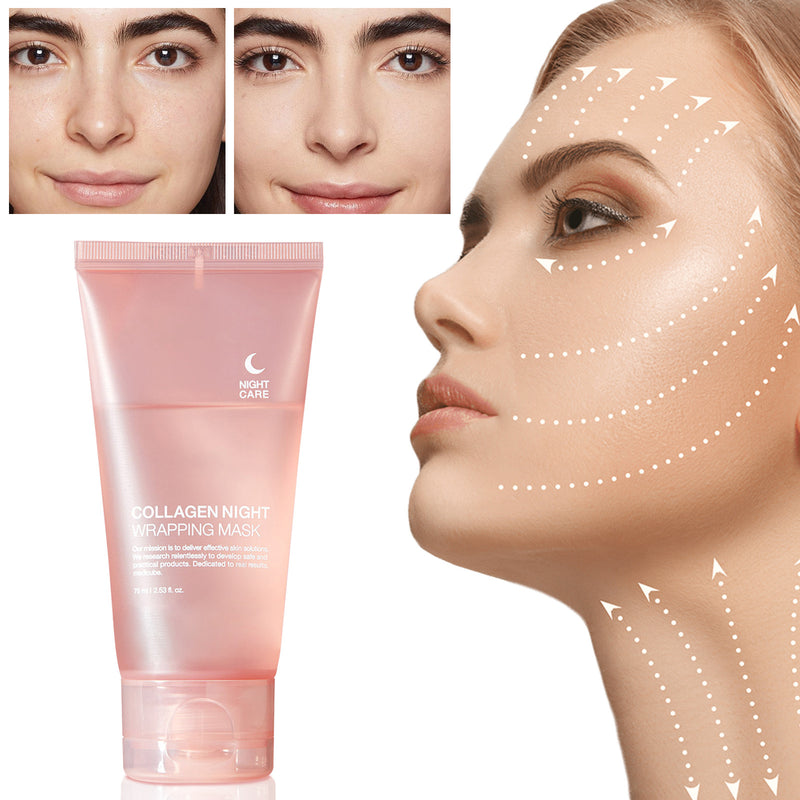 Máscara de Colágeno Noturna – Hidrata, Rejuvenesce e Ilumina a Pele