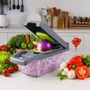 Cortador e Fatiador Multifuncional 16 em 1  UltraChef™ – Preparação rápida e versátil de alimentos