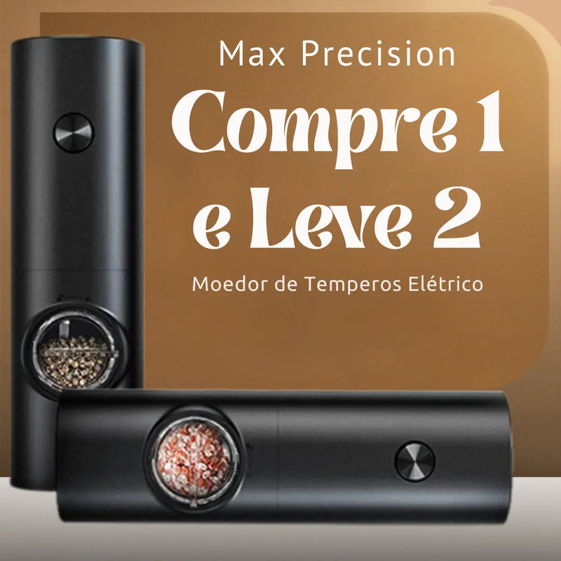 Moedor de Temperos Elétrico Max Precision – Moagem Rápida e Sem Esforço