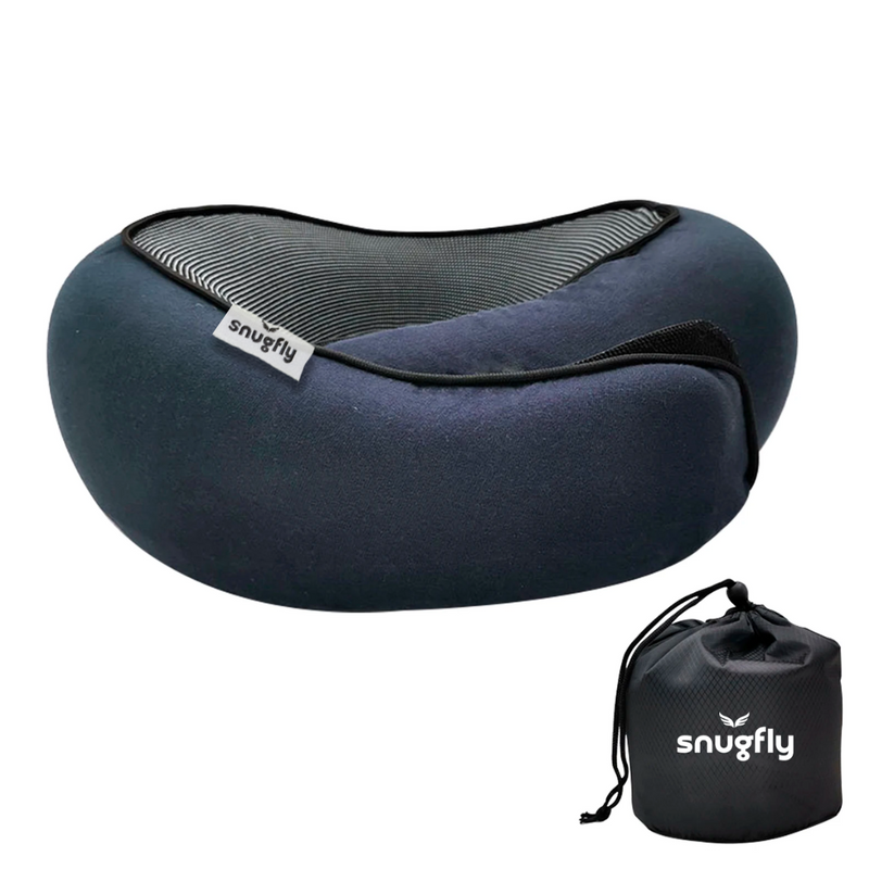 Travesseiro de Viagem SnugFly – Conforto absoluto em cada trajeto