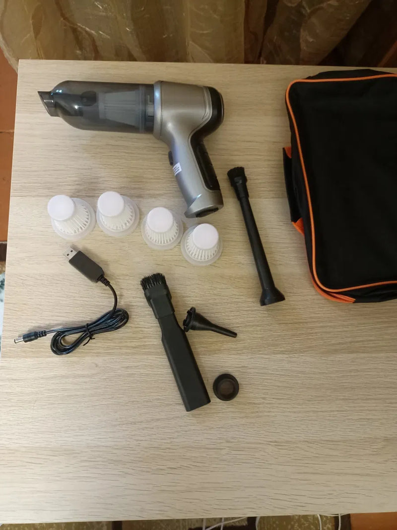 CleanMax Aspirador Portátil – Aspire sujeiras em segundos e ganhe 5 acessórios grátis