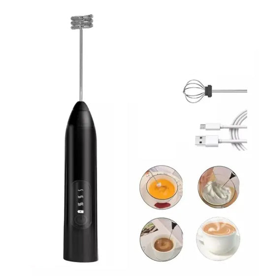 Batedor Mixer Elétrico Portátil DrinkPro – Misture e prepare suas bebidas em segundos