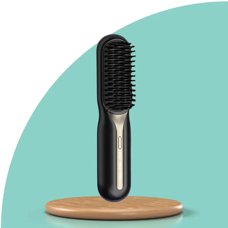 Escova Alisadora Portátil PureGlam – Sem fio, rápida e super eficiente