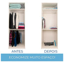 Kit Saco a Vácuo + Bomba Elétrica VacuaPack – Compacta e protege roupas com sucção eficiente