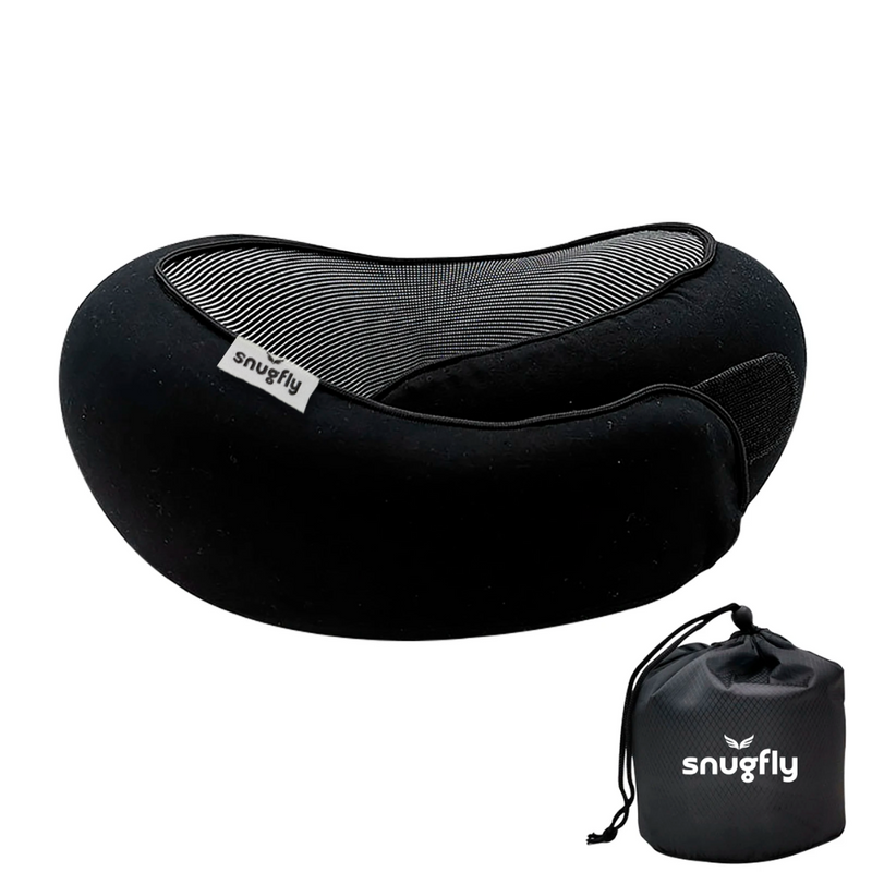 Travesseiro de Viagem SnugFly – Conforto absoluto em cada trajeto
