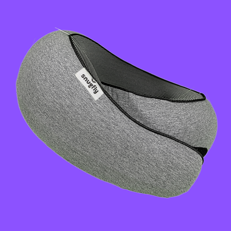 Travesseiro de Viagem SnugFly – Conforto absoluto em cada trajeto