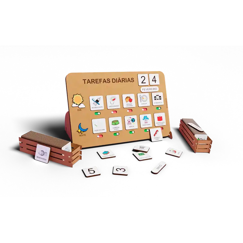Quadro de Tarefas KidsBoard – Organização divertida para os pequenos