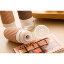 Kit 4 Frascos de Silicone para Viagem → LeakGuard – Evita vazamentos durante a viagem