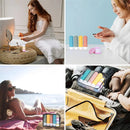 Kit 4 Frascos de Silicone para Viagem → LeakGuard – Evita vazamentos durante a viagem